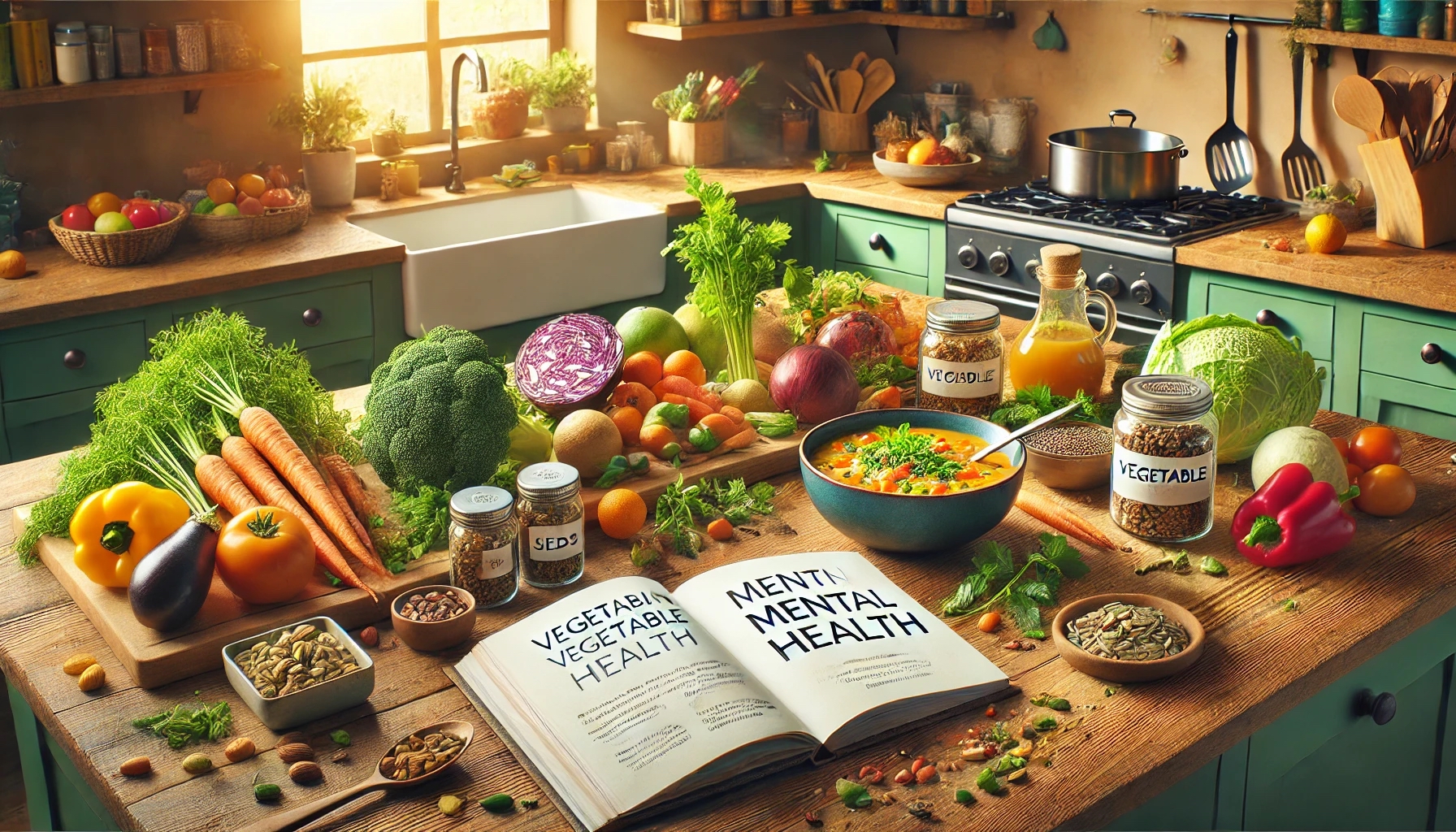 Rezepte und Tipps für eine vegetarische, mentale Gesundheit